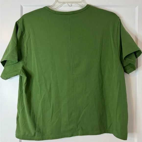 Athleta Women's Green Short Sleeve Tee - Picture 3 of 3